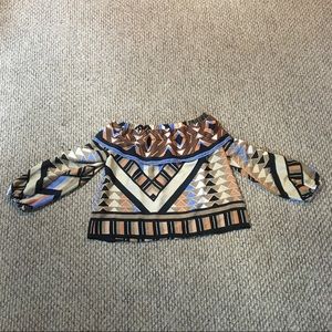 Off the shoulder shirt